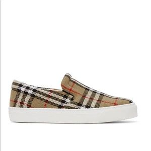 NIB Authentic Burberry Thompson Slip On Sneaker EUR 39